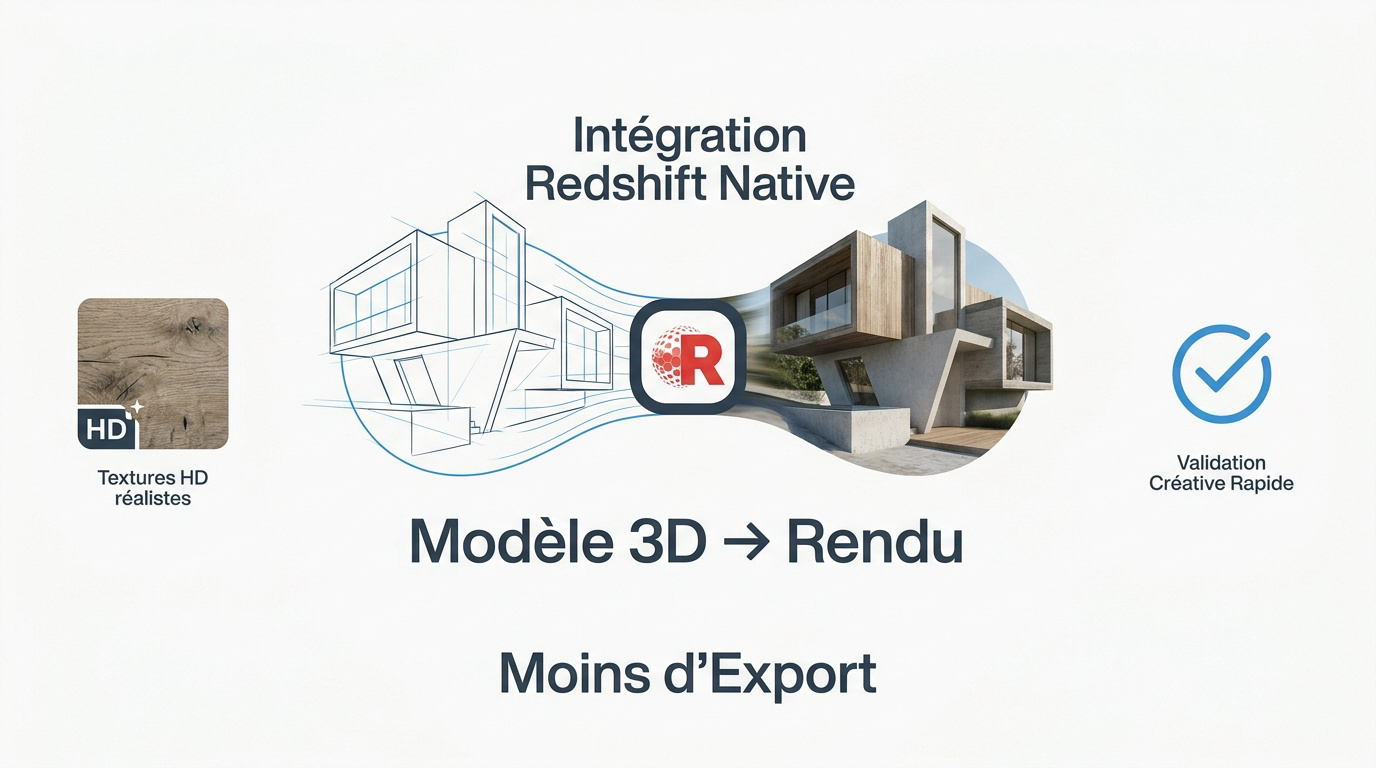 Workflow de visualisation 3D Vectorworks
