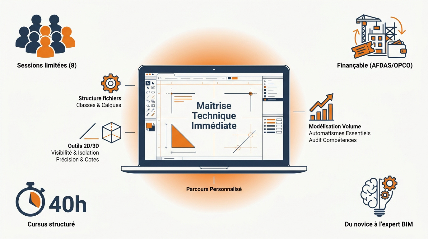 Poste de travail haute performance pour formation Vectorworks BIM