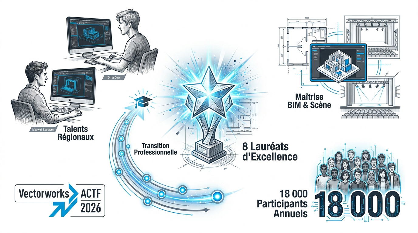 Lauréats Vectorworks ACTF 2026