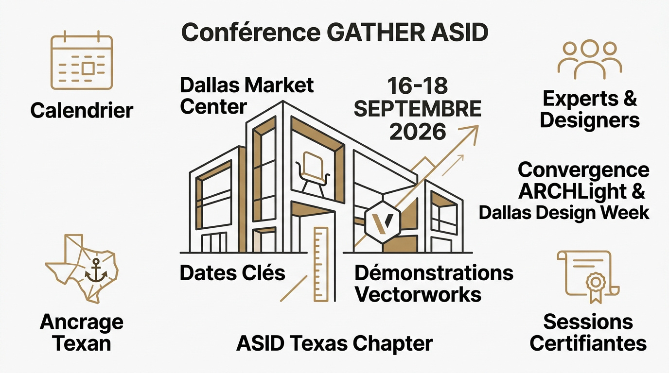 Conférence GATHER ASID 2026 au Dallas Market Center