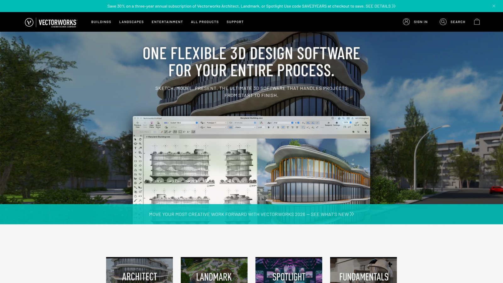 Innovation technique et networking au stand Vectorworks