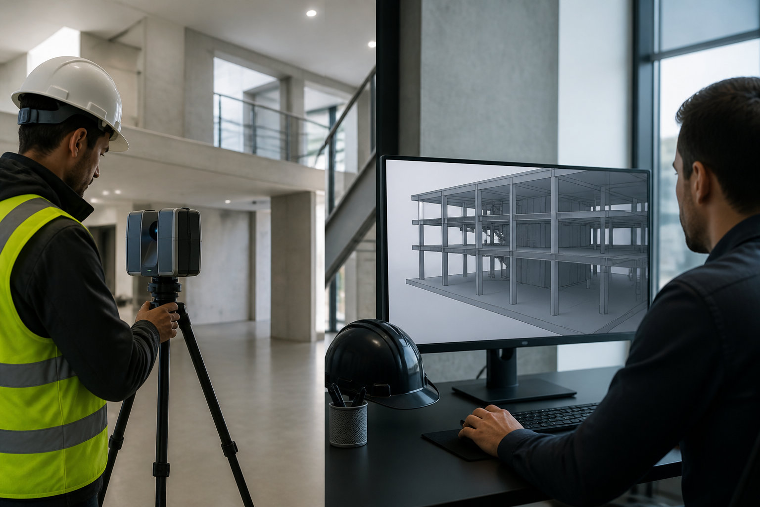 Flux de travail Scan to BIM et modélisation collaborative